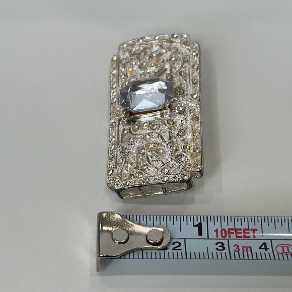 Vintage Silver and Stone Brooch - Picture 6 of 6